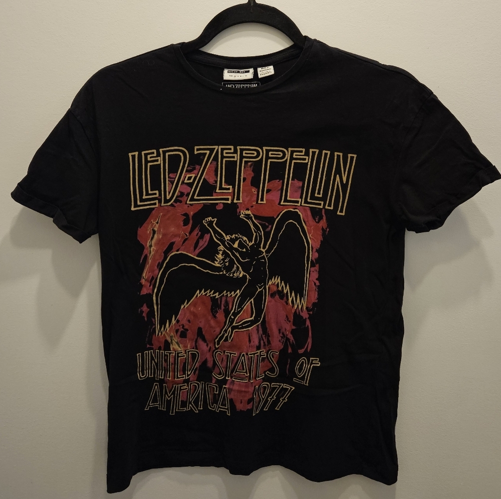Noisy May Black Led Zeppelin Tee Size XS